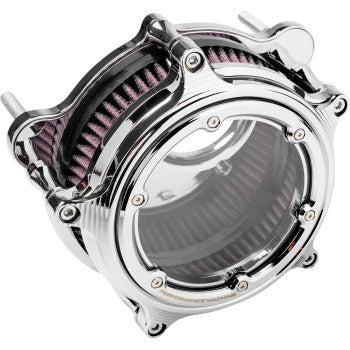 Performance Machine, PERFORMANCE MACHINE - VISION AIR CLEANER - CHROME - DYNA, SOFTAIL, & TOURING