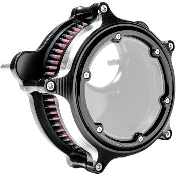 Performance Machine, PERFORMANCE MACHINE - VISION AIR CLEANER - CONTRAST CUT - DYNA, SOFTAIL, & TOURING