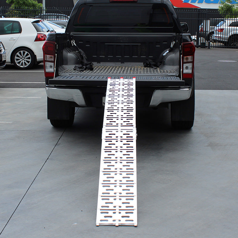 Whites Motorcycle Parts, WHITES 001 ALLOY RAMP FOLDING 226x30cm 340kg rated