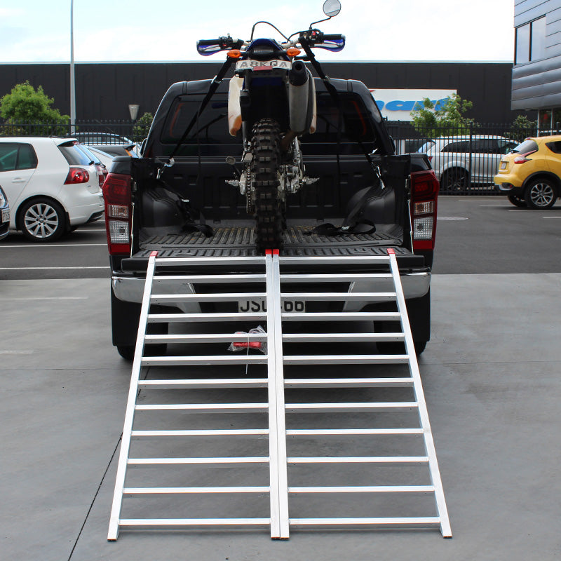 Whites Motorcycle Parts, WHITES 006 ALLOY ATV RAMP FOLDING 182x114cm 680kg rated