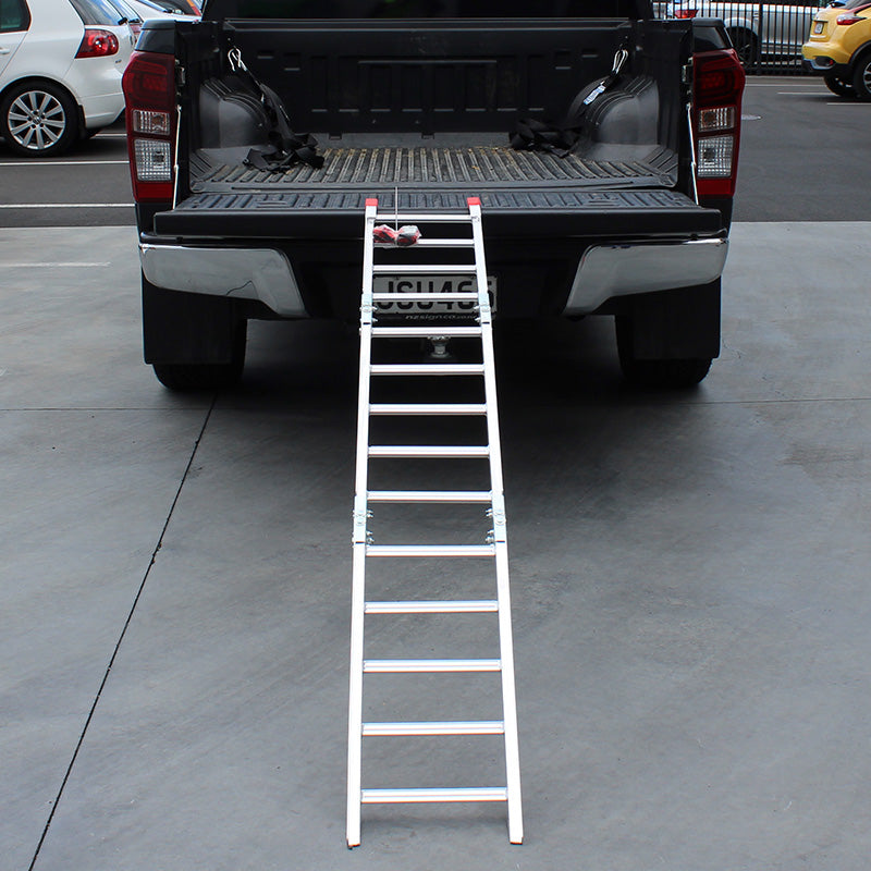 Whites Motorcycle Parts, WHITES 015A ALLOY RAMP TRI FOLD 200x30cm 270kg rated