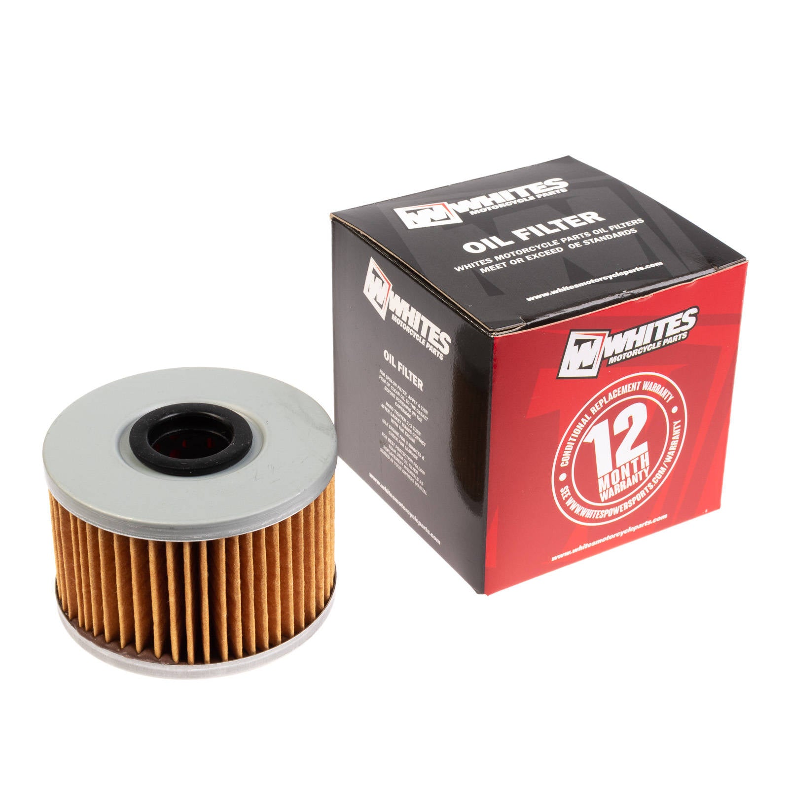 Whites Motorcycle Parts, Whites Oil Filter (HF114)