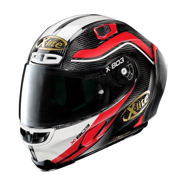 NOLAN, X-Lite X803 RS Ultra Carbon 50th Anniversary Full Face Helmet black/red/white