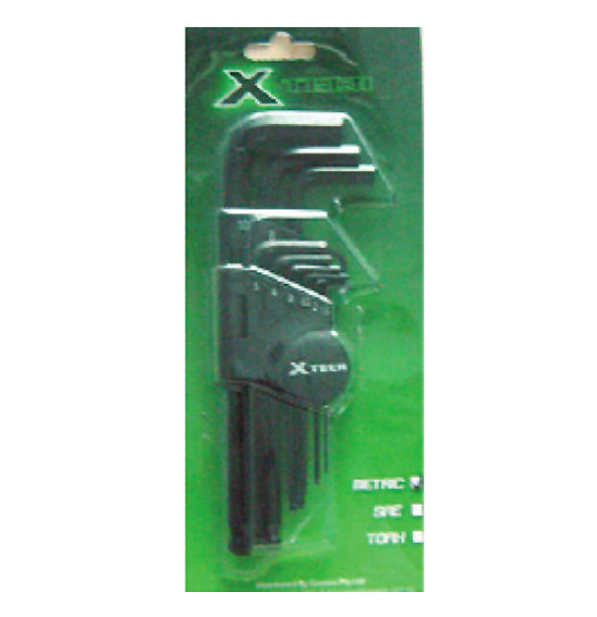 X-tech, X-TECH Allen Key & Torx Key Sets - 9pc