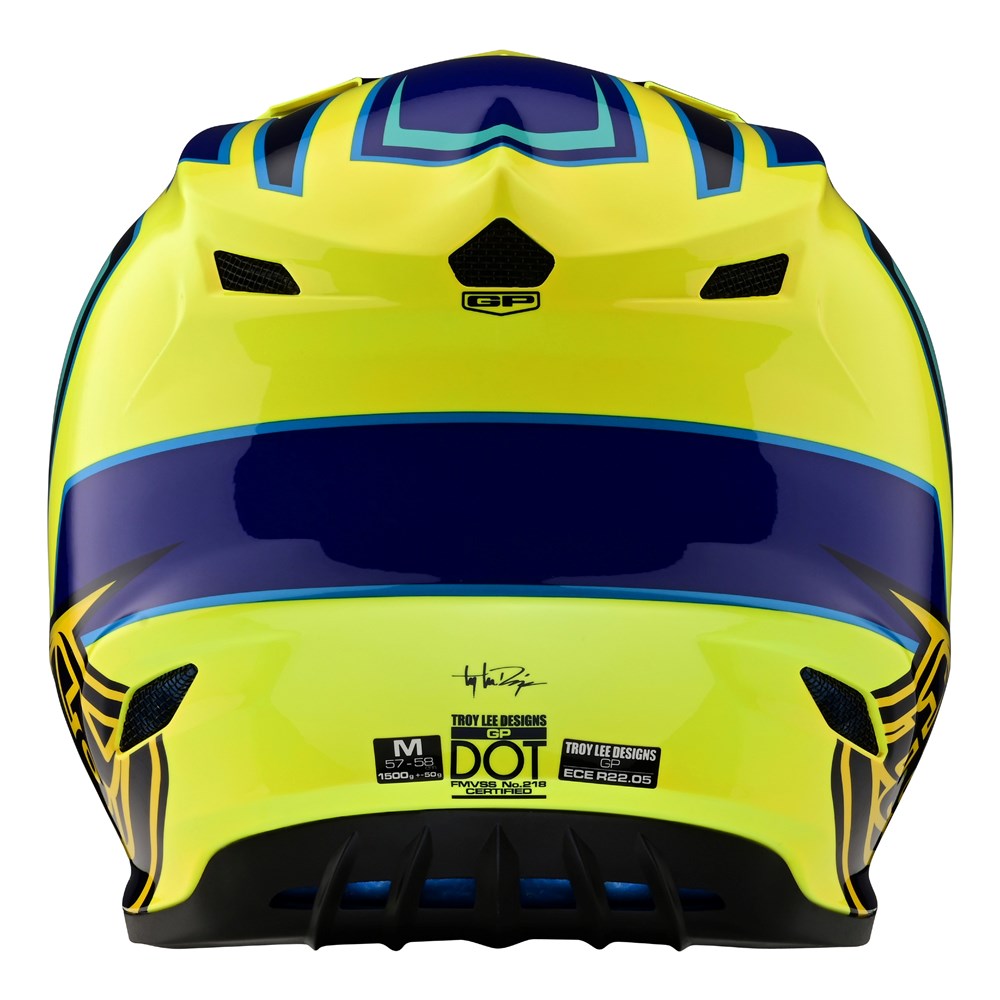 Troy Lee Designs, YOUTH GP HELMET RITN YELLOW