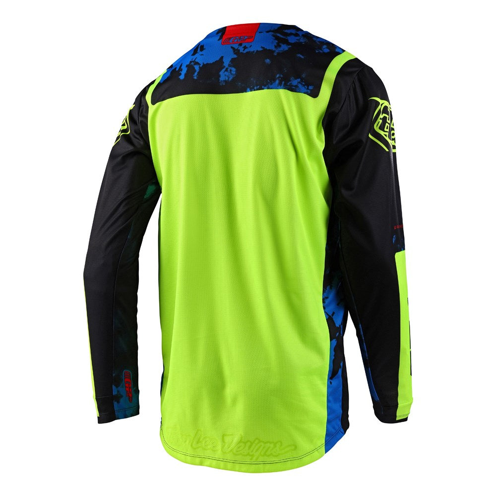 Troy Lee Designs, YOUTH GP JERSEY ASTRO BLACK / YELLOW