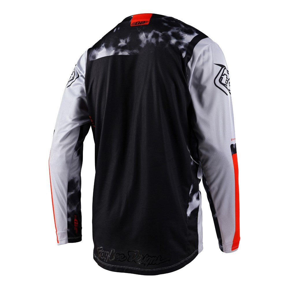 Troy Lee Designs, YOUTH GP JERSEY ASTRO LIGHT GRAY / ORANGE