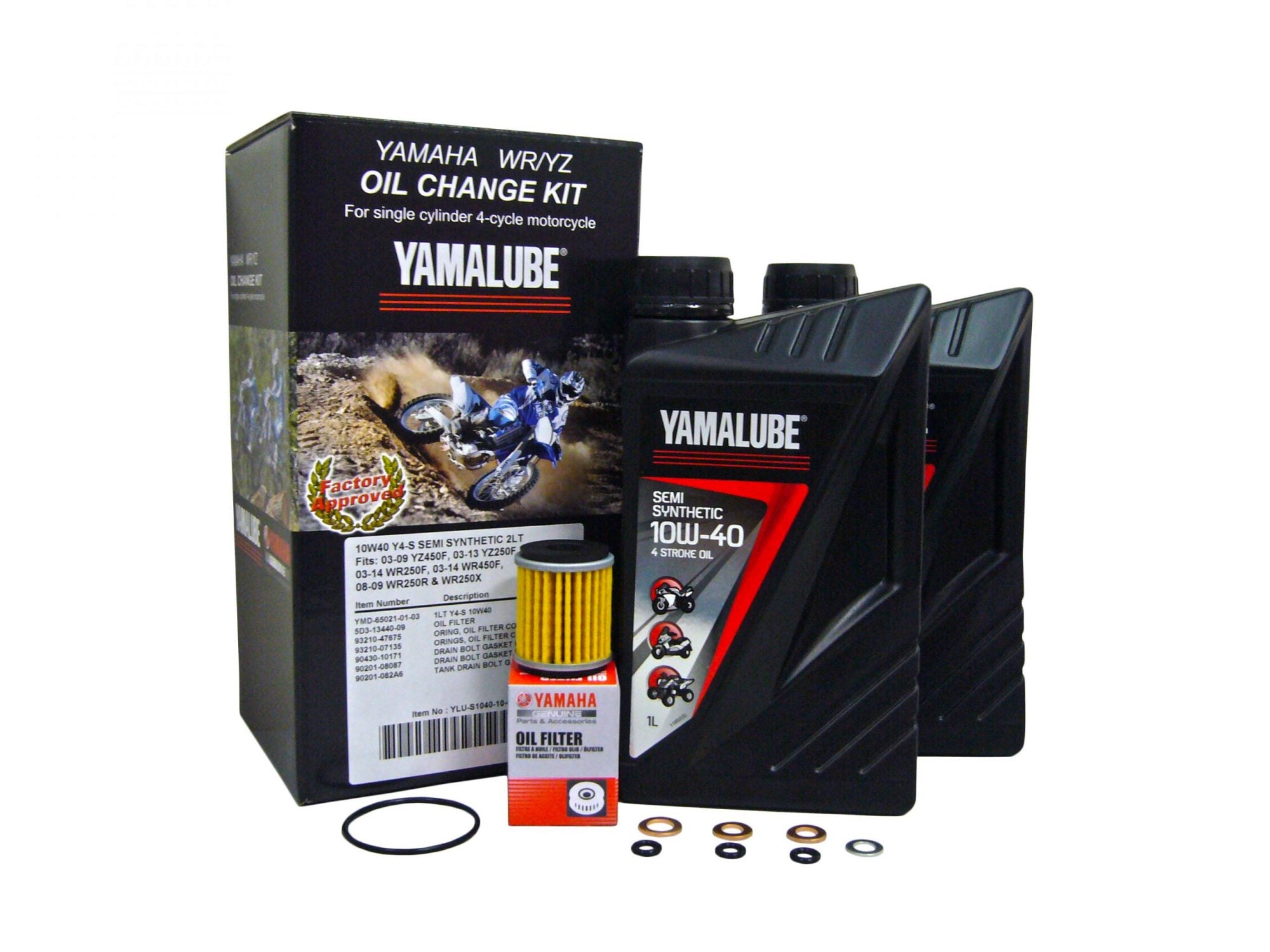 YAMAHA, YZ/WR Y4-S 10W40 OIL CHANGE KIT