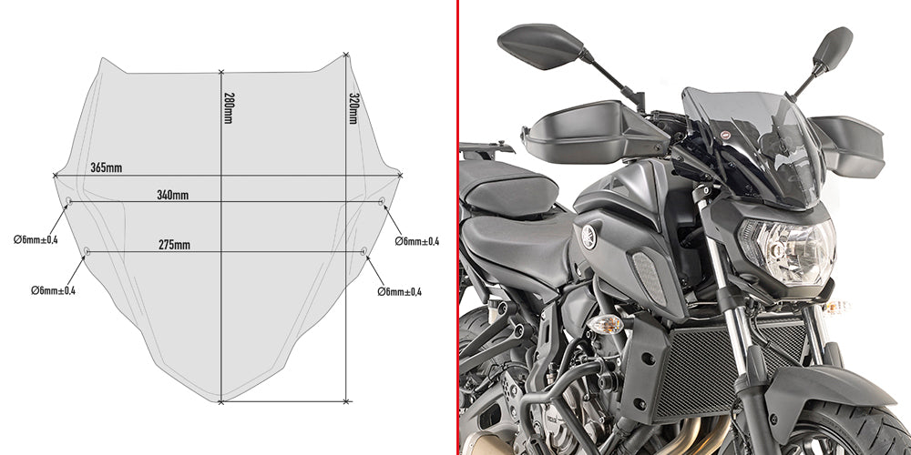 GIVI, Yamaha MT-07 '18-'20