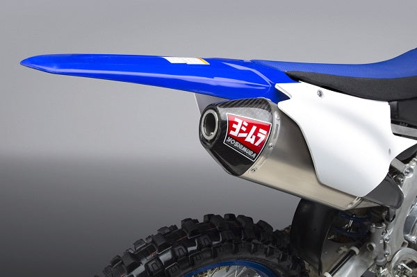 YOSHIMURA, Yamaha YZ450F 18-19 / WR450F 19-20 / YZ450FX 19-20 RS-4 STAINLESS FULL EXHAUST, W/ ALUMINUM MUFFLER