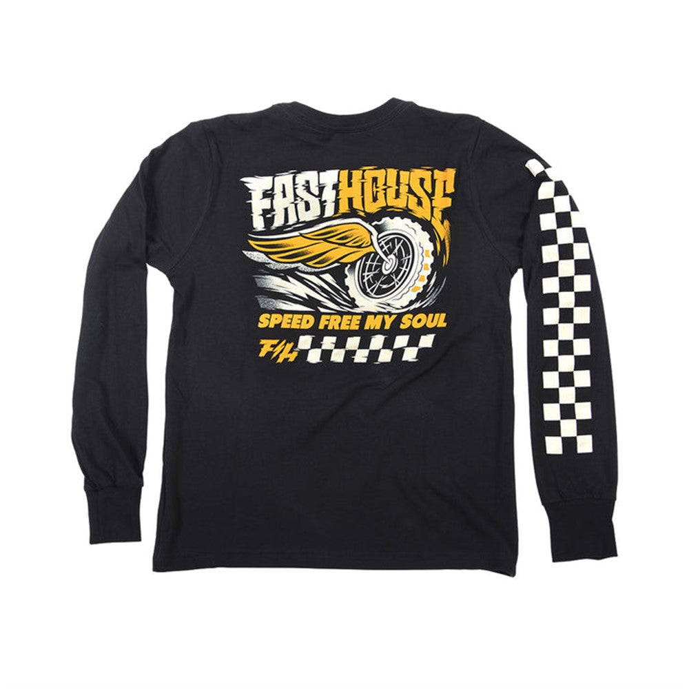 Fasthouse NZ, Youth High Roller L/S Tee